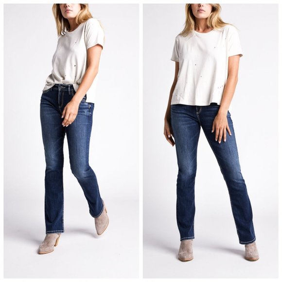 Silver Jeans Slim Bootcut Avery Blue 33